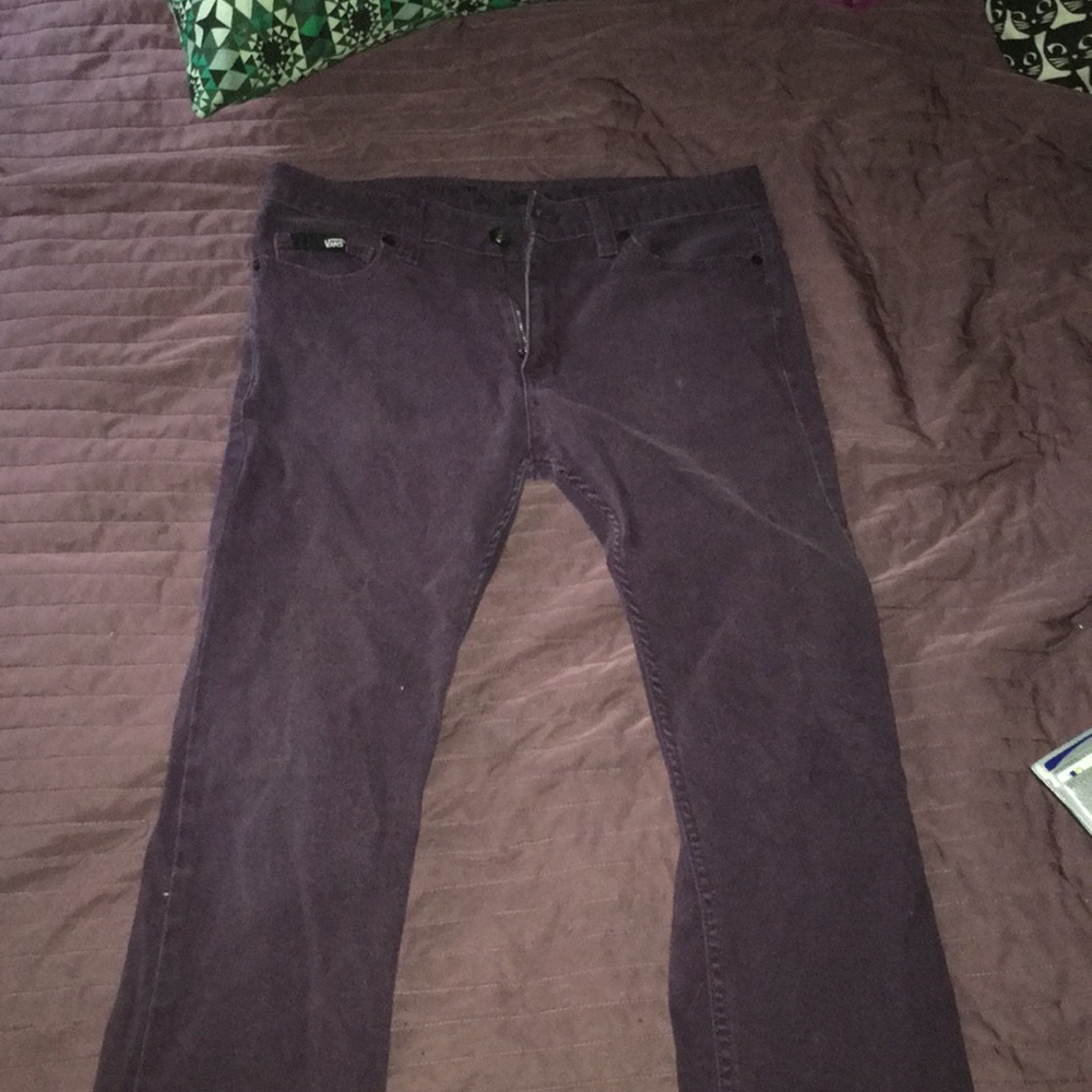 Vans size 30 purple jeans